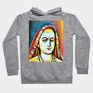 Adi Shankara Abstract Portrait | Adi Shankara Artwork 2 Hoodie